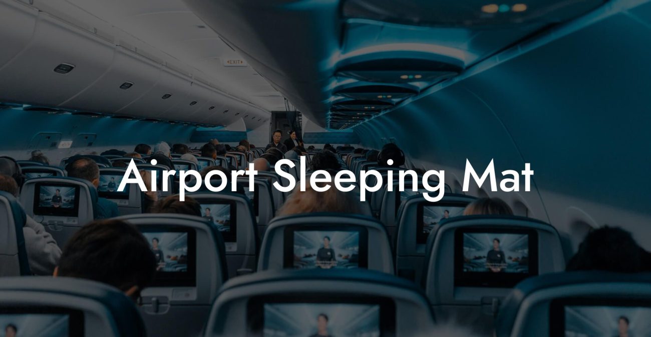 Airport Sleeping Mat