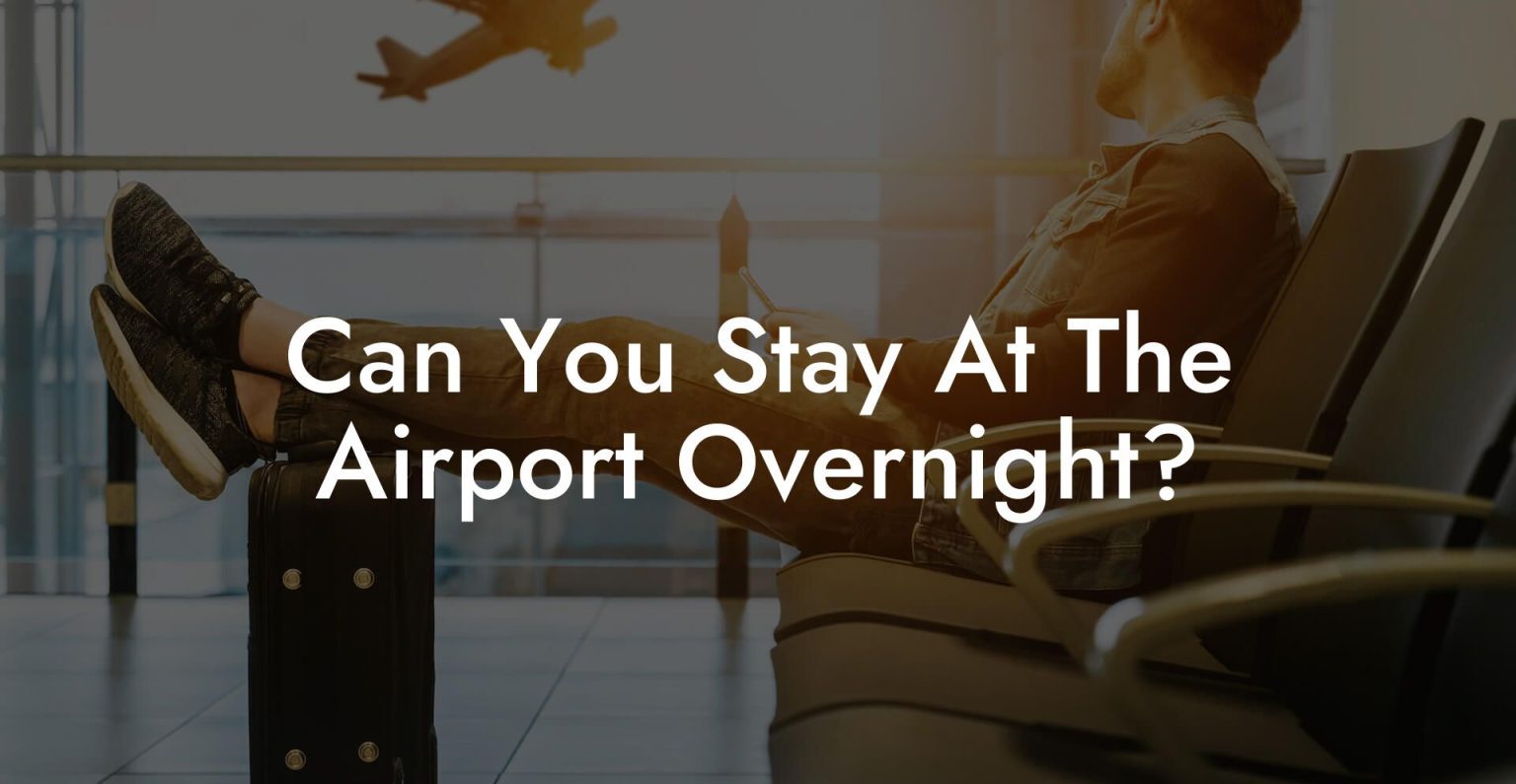 Can You Stay At The Airport Overnight? Airports Sleeping Pods