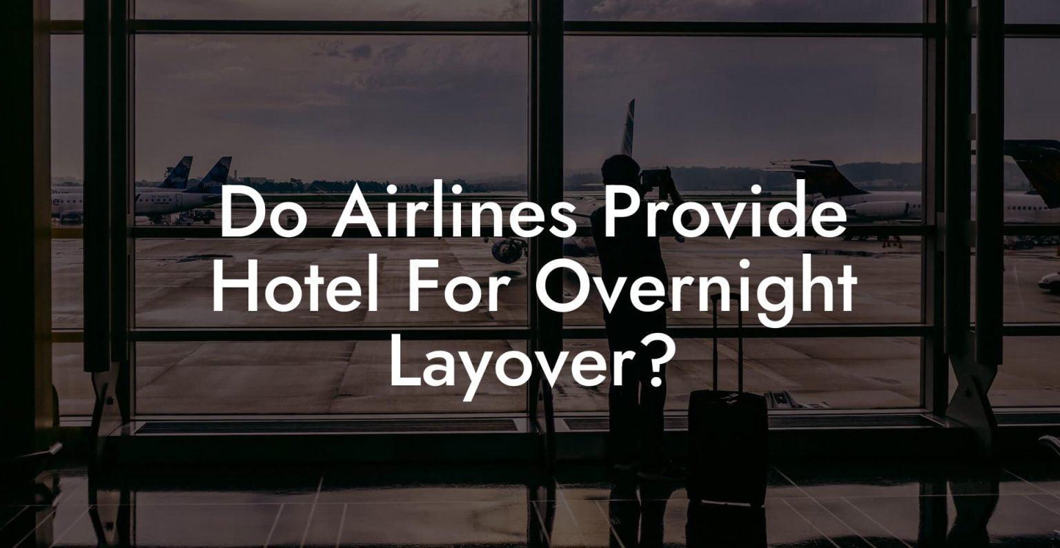 Do Airlines Provide Hotel For Overnight Layover? Airports Sleeping Pods