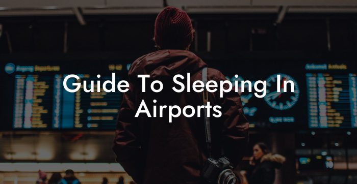 Guide To Sleeping In Airports - Airports Sleeping Pods