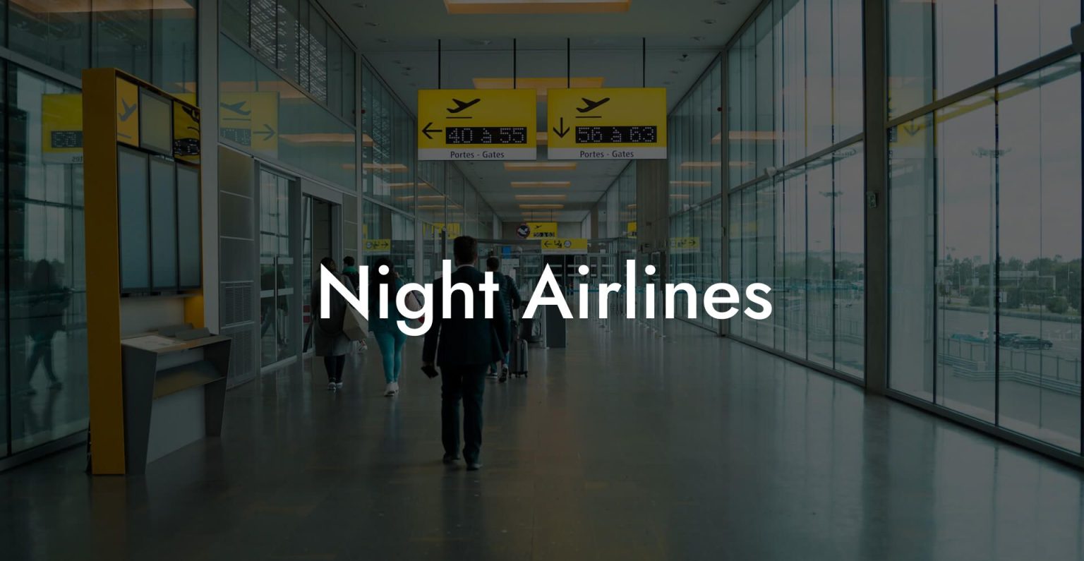 Night Airlines Airports Sleeping Pods