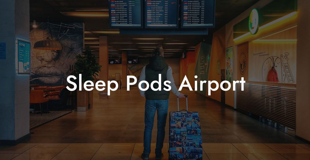 Sleep Pods Airport