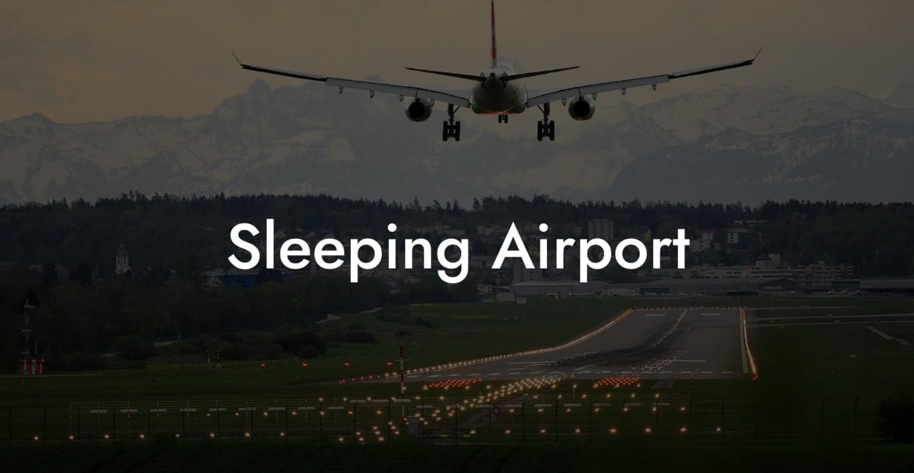 Sleeping Airport