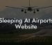 Sleeping At Airports Website