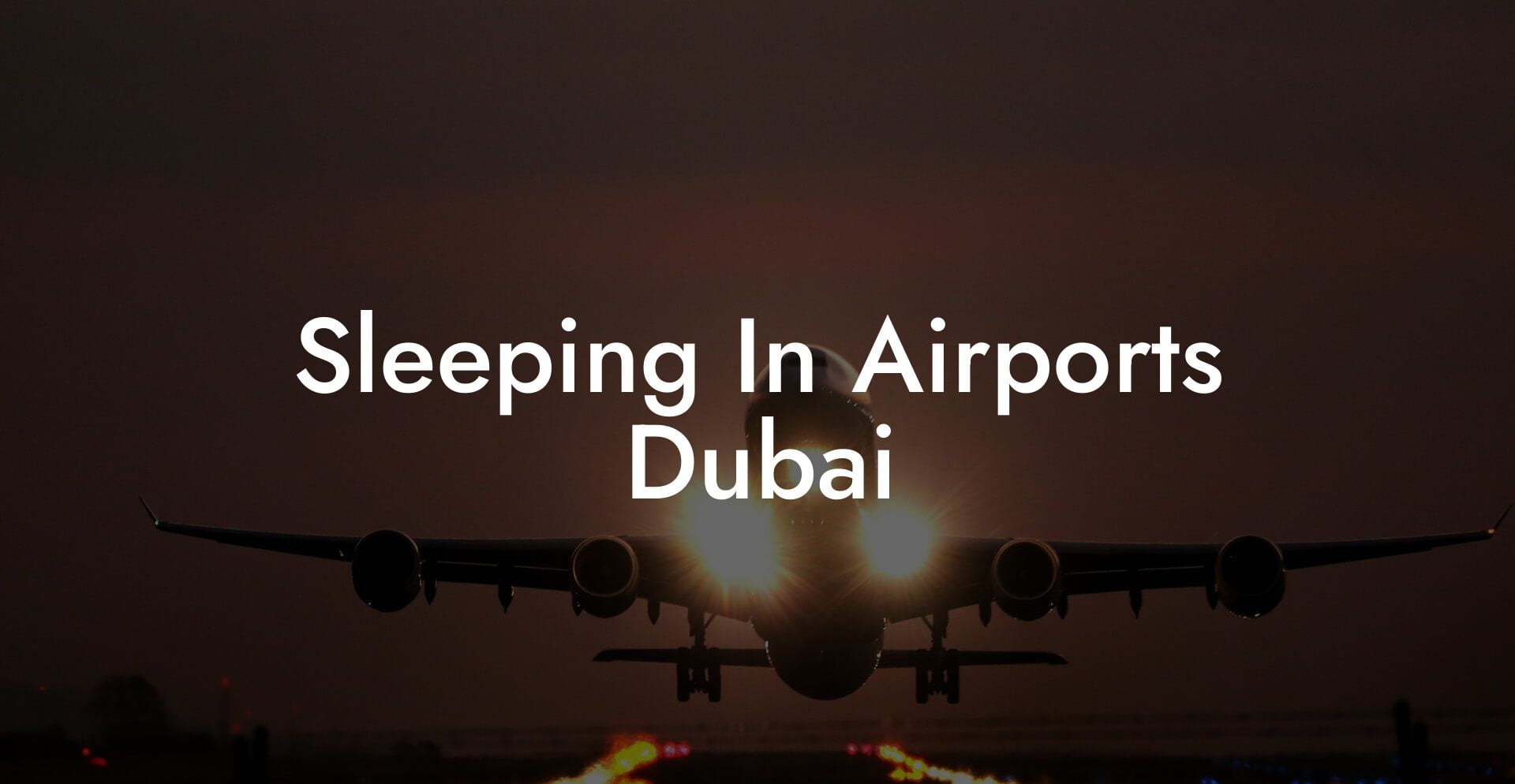 Sleeping In Airports Dubai