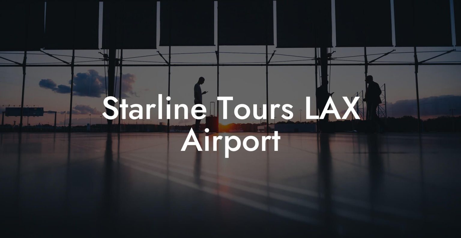 Starline Tours LAX Airport Airports Sleeping Pods